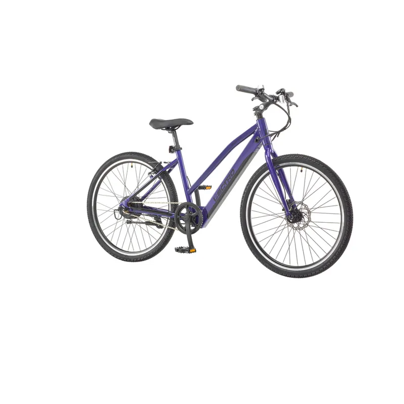 Lectro Adventurer 26 Inch Wheel Electric Bike Purple Single Gear -11